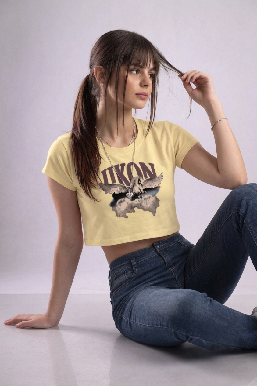 IIKON FLYING HORSE X CROP TOP